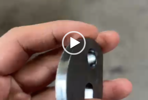 نمونه کار برش قطعه آهن